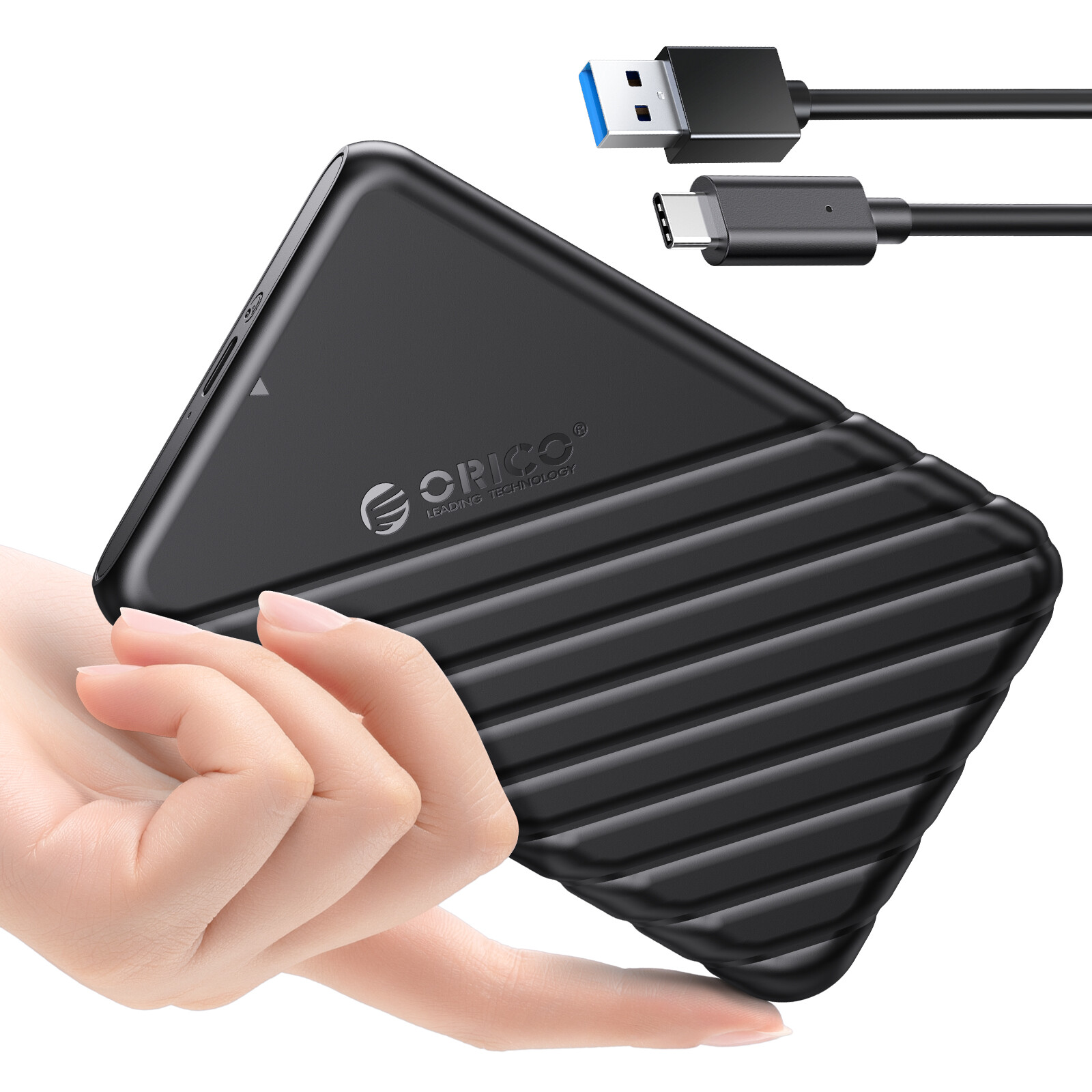 ORICO 2.5" SATA USB C EXTERNAL SSD HDD Hard Drive ENCLOSURE CASE 6 Gbps USB 3.