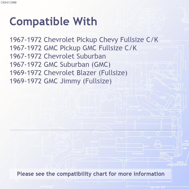 Replacement Front Lower Fender Brace Set (See compatibility Chart)
