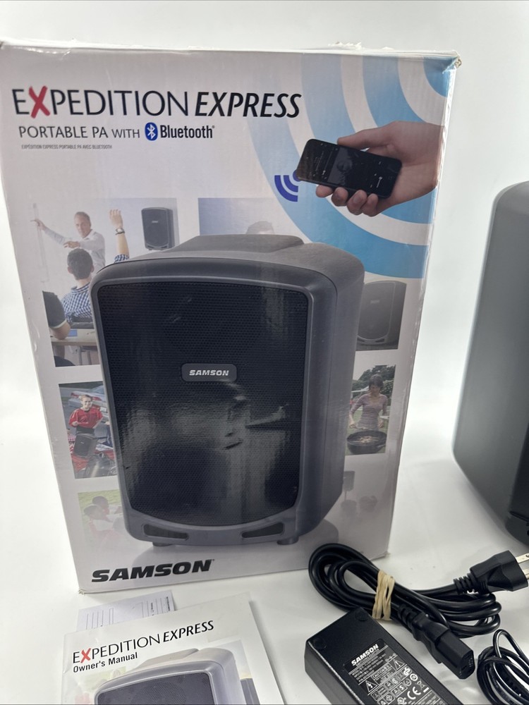 Samson Expedition Express Rechargeable Speaker System w/Bluetooth Portable PA