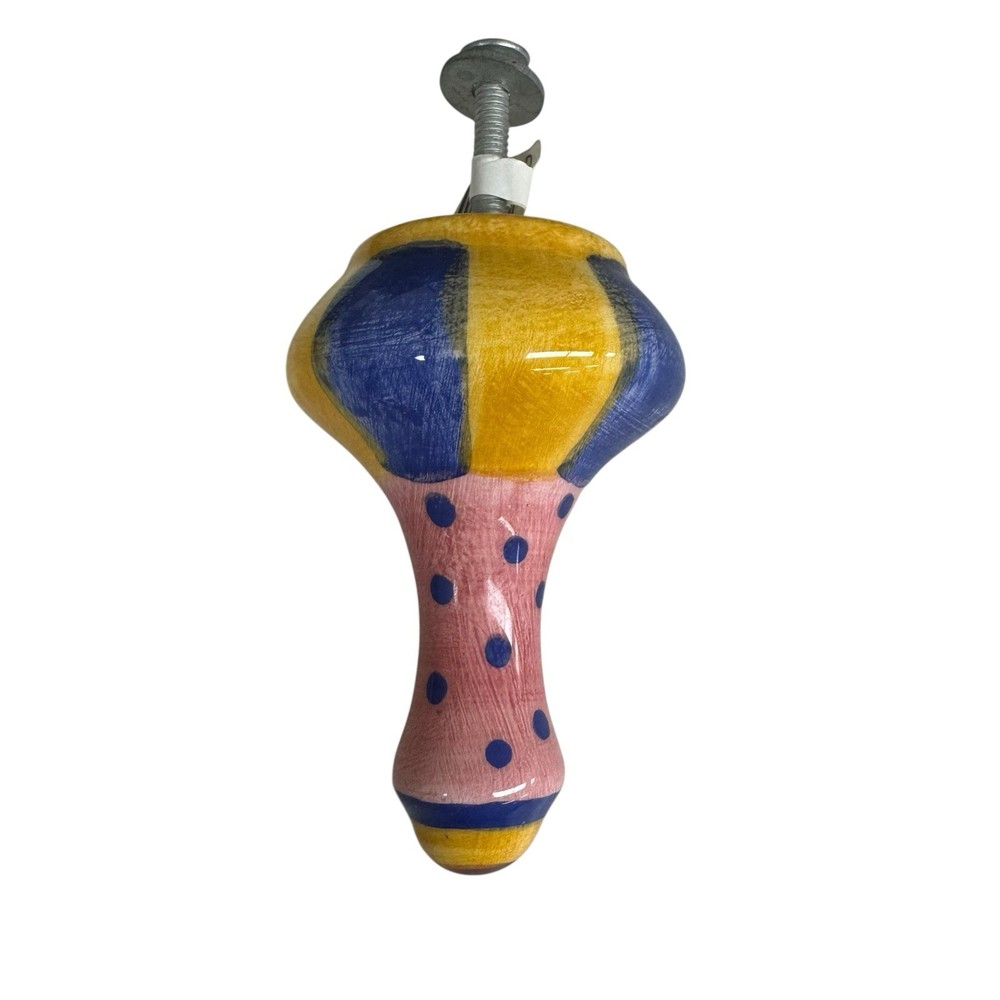 Ganz Bella Casa 4 Drawer Pulls Ceramic Colorful Knobs Whimsical Hand-Painted #8