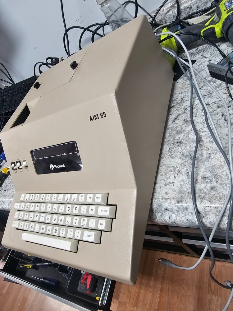 Retro Rare Clean Vintage Rockwell AIM-65 Advanced Interactive Microcomputer 6500