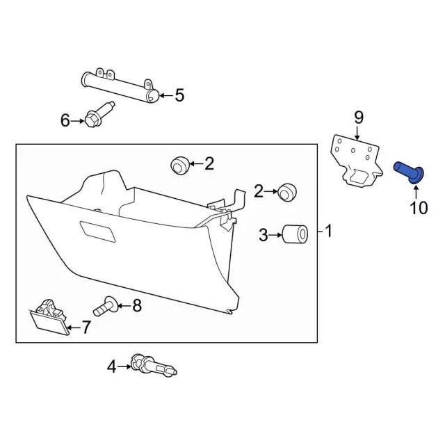 Genuine Ford Support Screw W707607S403