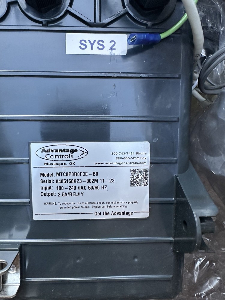 Advantage Controls MegaTron MT Touch Screen Cooling Tower Controller 10 Pigtails