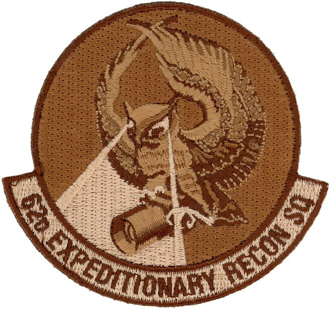 USAF 62d EXPEDITIONARY RECONNAISSANCE SQUADRON PATCH - DESERT