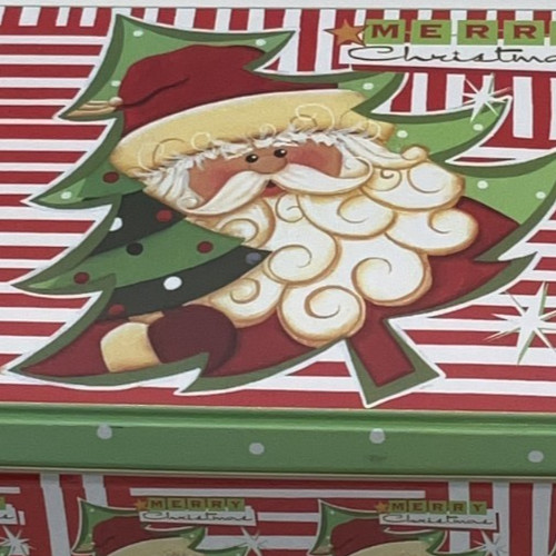 Christmas Cookie Candy Tin