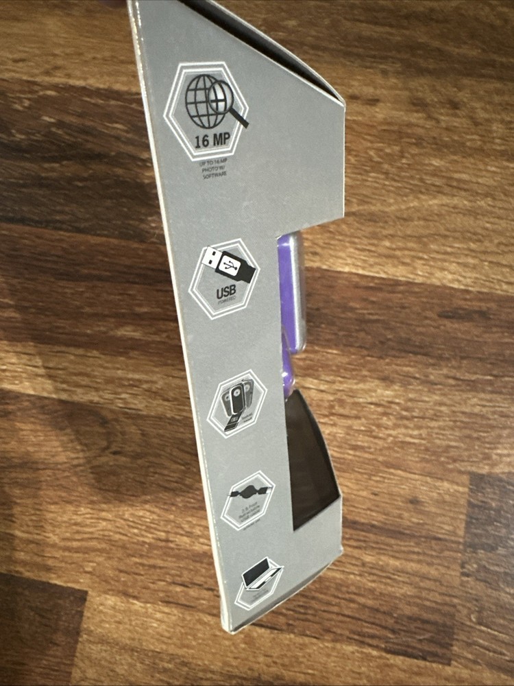 Case Logic Notebook 2.0 USB Webcam Built in Mic Software Plug & Play Purple