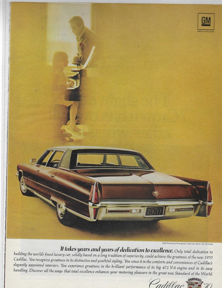 CADILLAC 70 ORIGINAL PRINT AD