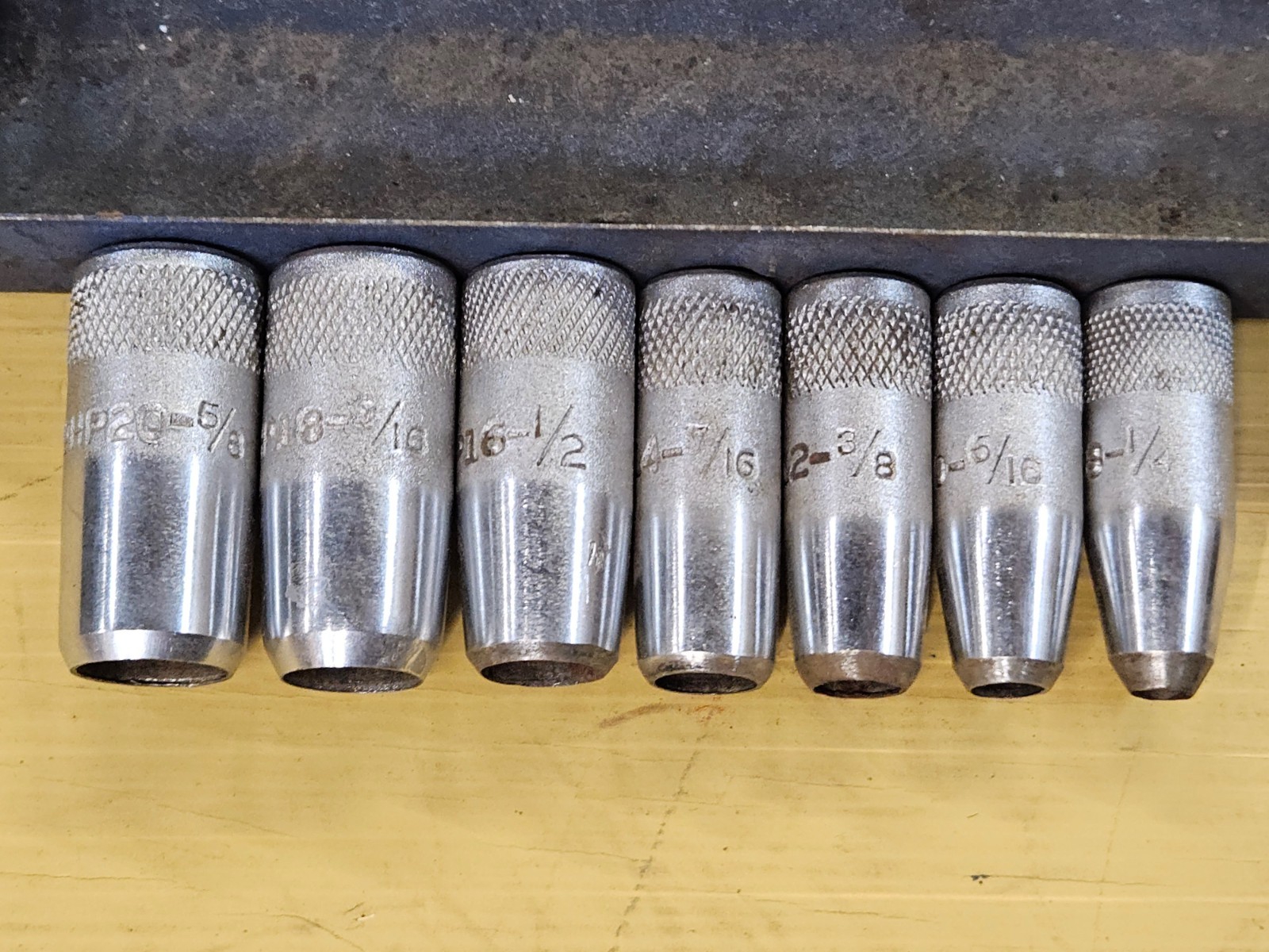 OTC Owatonna Tool No. 813 Gasket Cutting Driver Set W/ Metal Box Made in USA