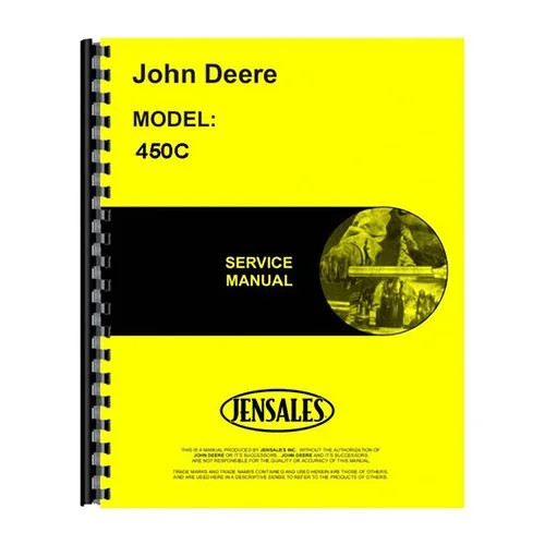 Service Manual fits John Deere 450C 450C