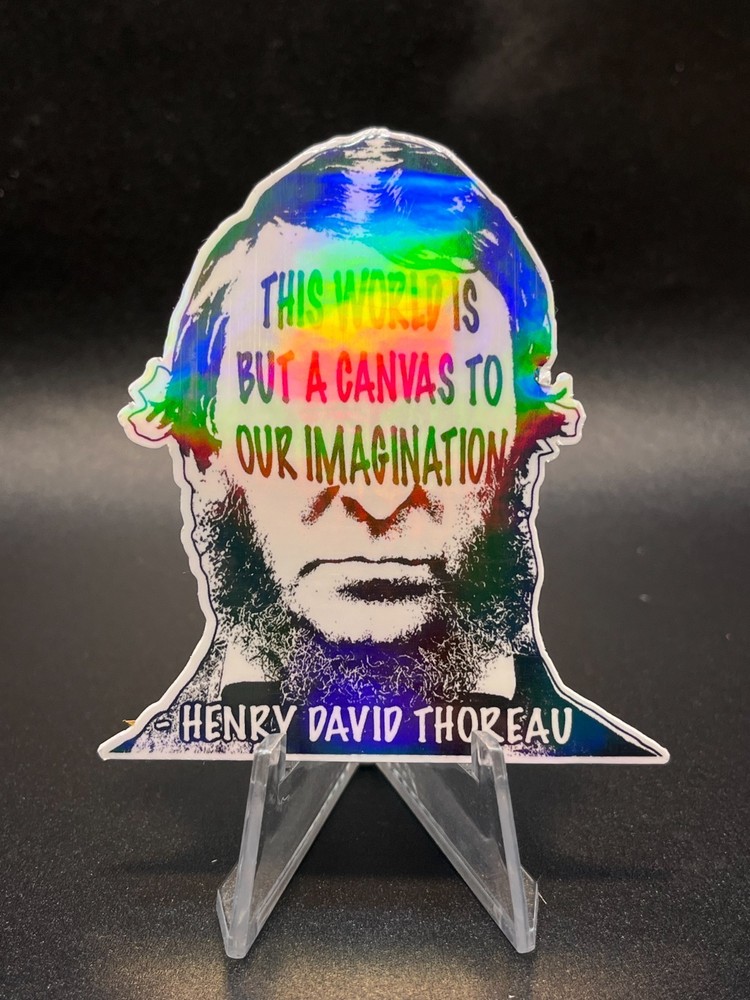 Henry David Thoreau Quote Stickers