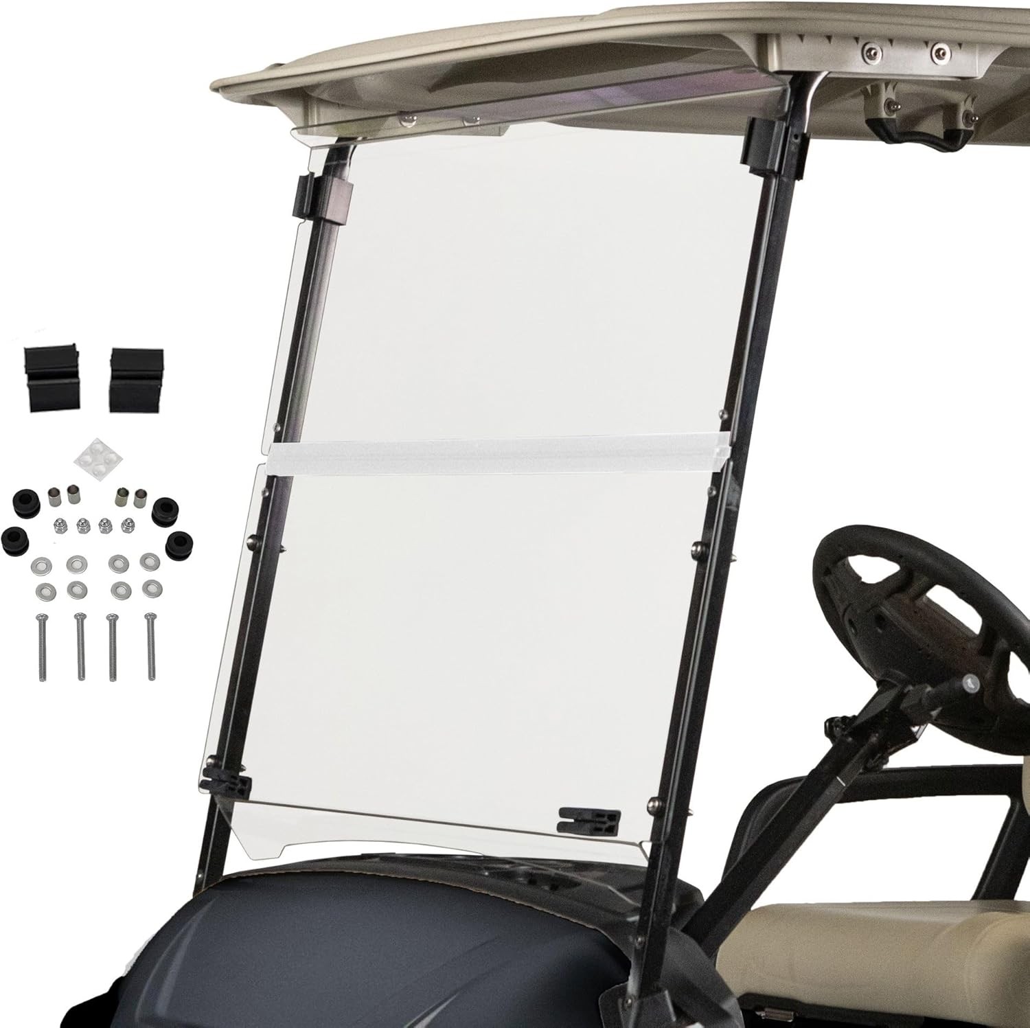 ProFX Golf Cart Windshield for Yamaha Drive2 (17-Up) - Clear