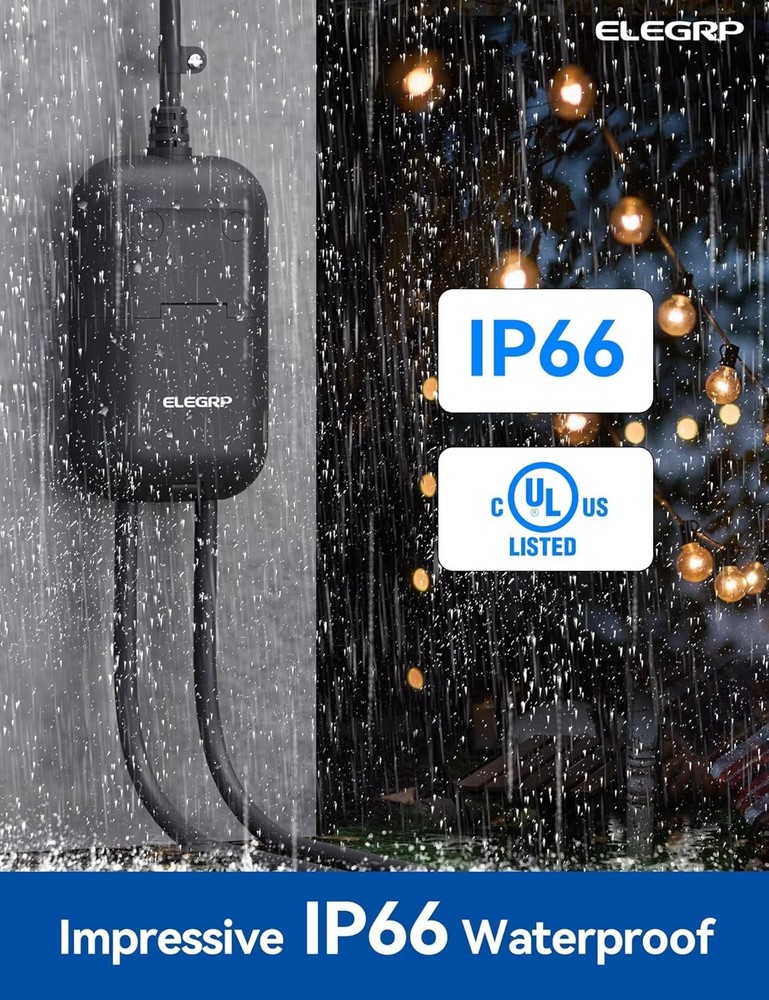 Waterproof Smart Outdoor Plug with 2 Socket Control for Maximum Convenience