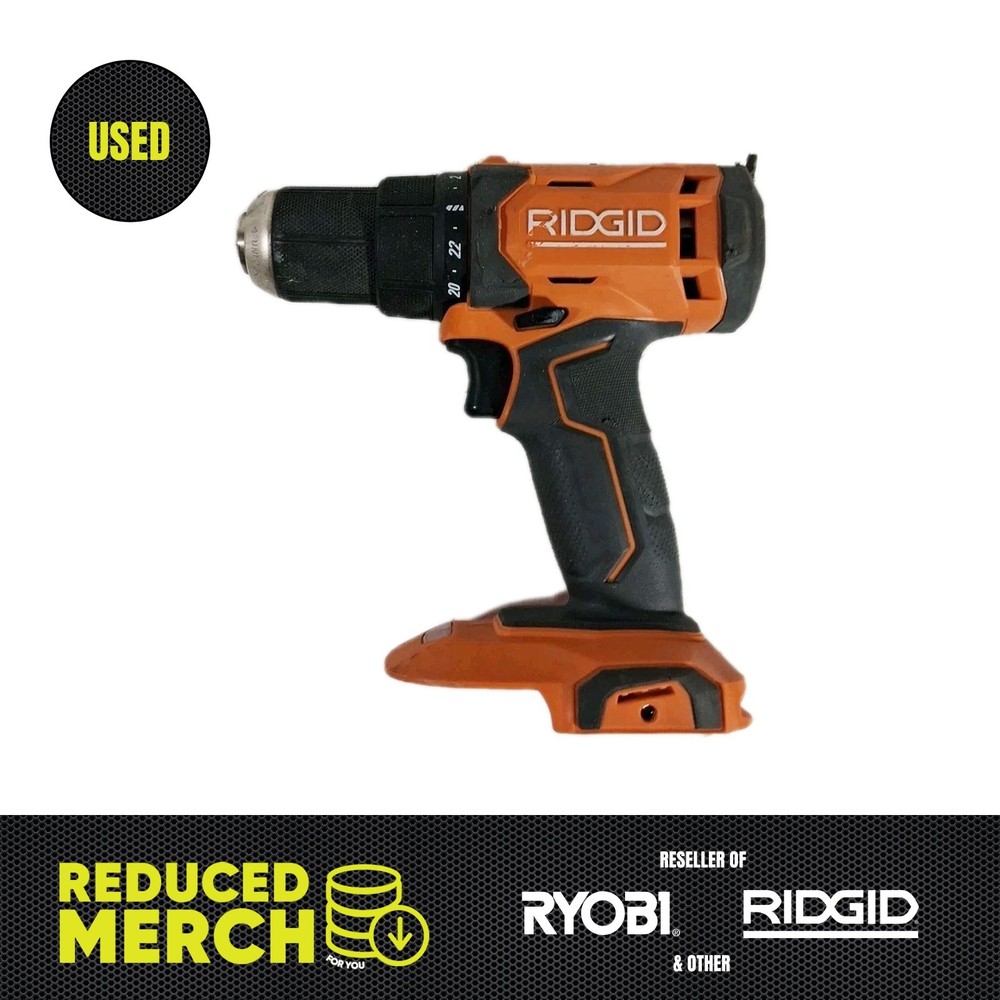 RIDGID R86001 18V Cordless/2" Drill / Driver (Tool Only) E