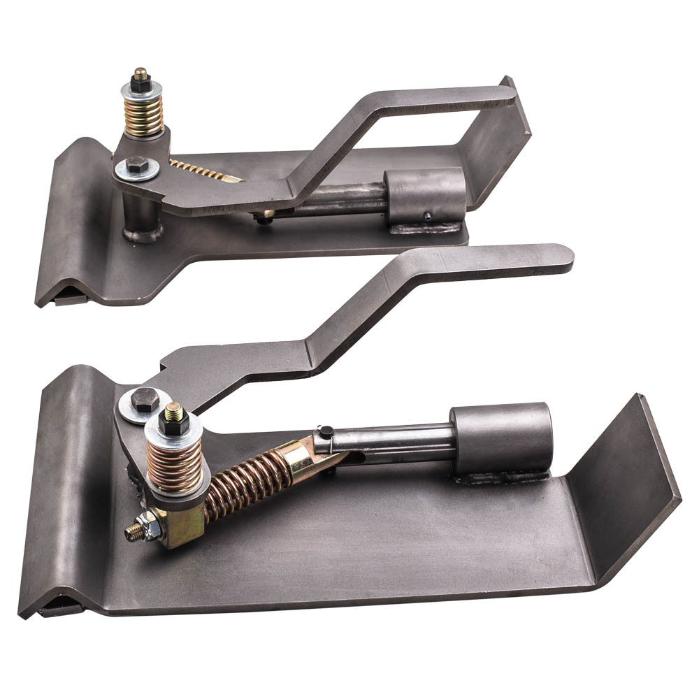 2 Pcs Skid Steer Quick Tach Conversion Adapter Set for Latch Box Weld-On