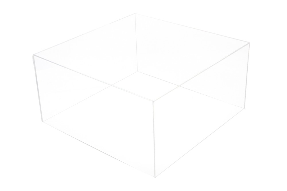 Versatile Acrylic Clear Display Case Rectangle Box 12" x 12" x 6" (A030-DS)
