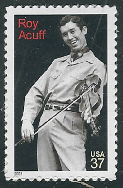 Scott #3812..37 Cent...Roy Acuff....3 Stamps