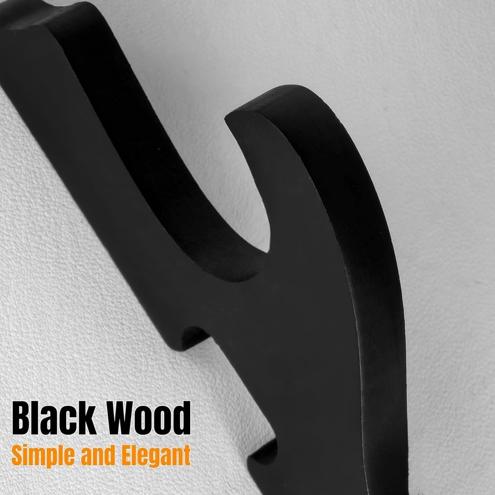 2/Set Sword Hook Wall Mount Samurai Sword Hanger Display Holder Adjustable fo...