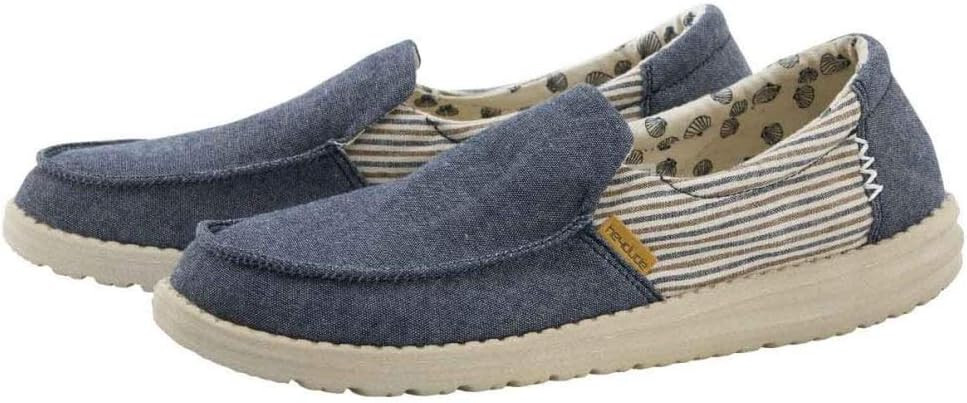 Hey Dude Women's Slip-On Loafers Misty Blue Barbados - Size 11