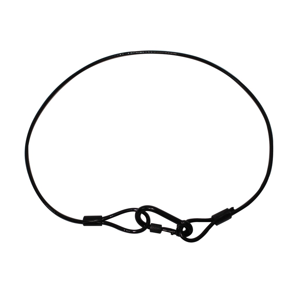 30" Black Safety Cable