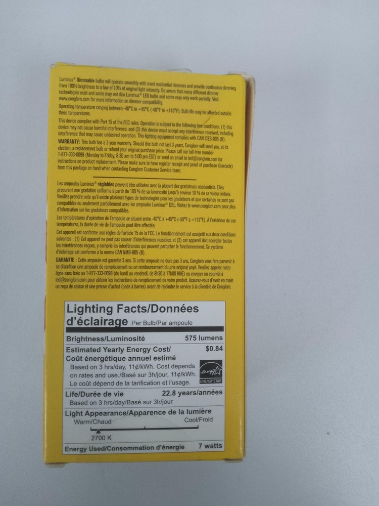 Aurio Luminus R20 2700K LED Light Bulb