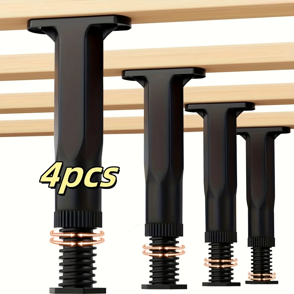 Premium Adjustable Bed Frame Legs for Queen & King Sizes - Easy Assembly
