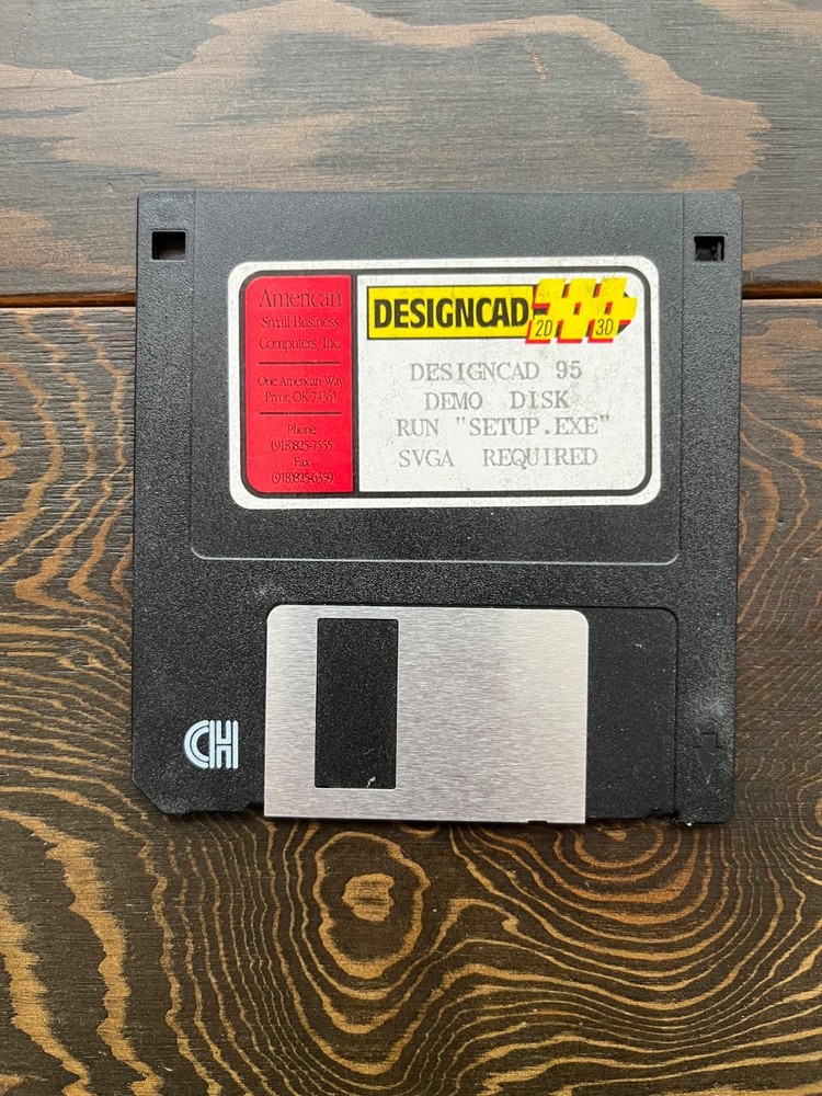DesignCAD 95 3.5" Floppy (UNTESTED)