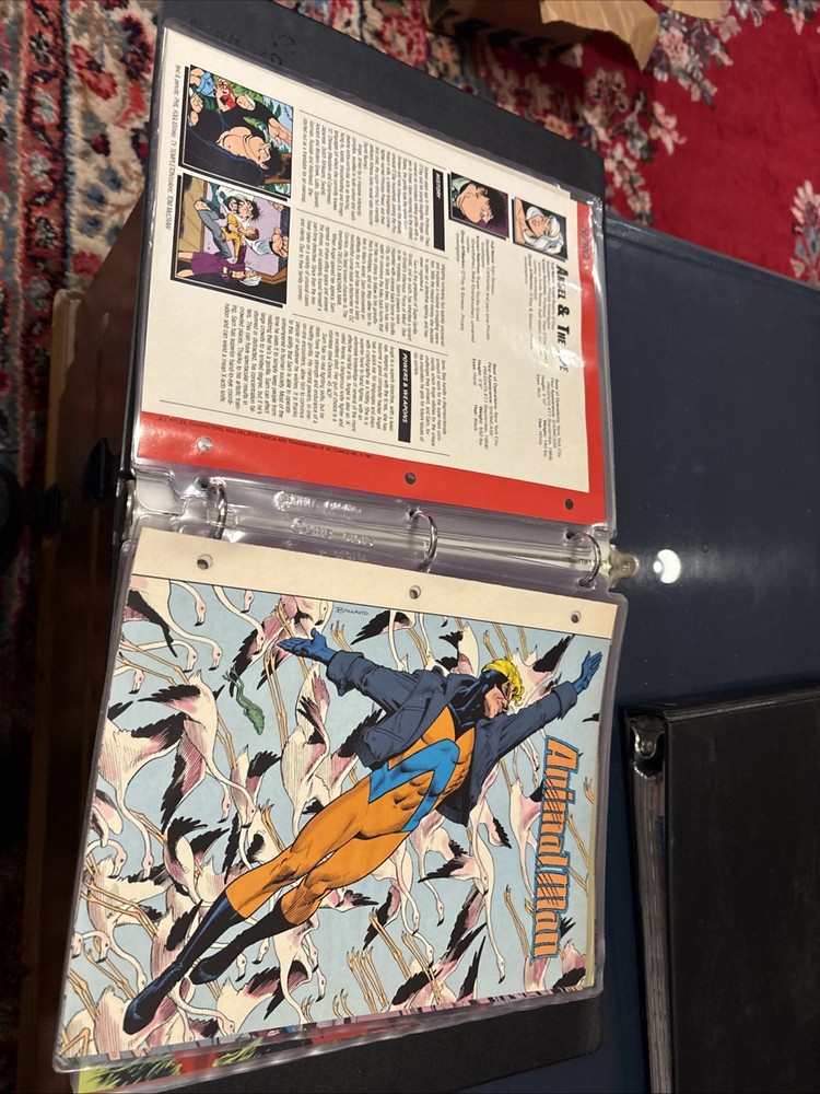 Comic Book Bio Binder