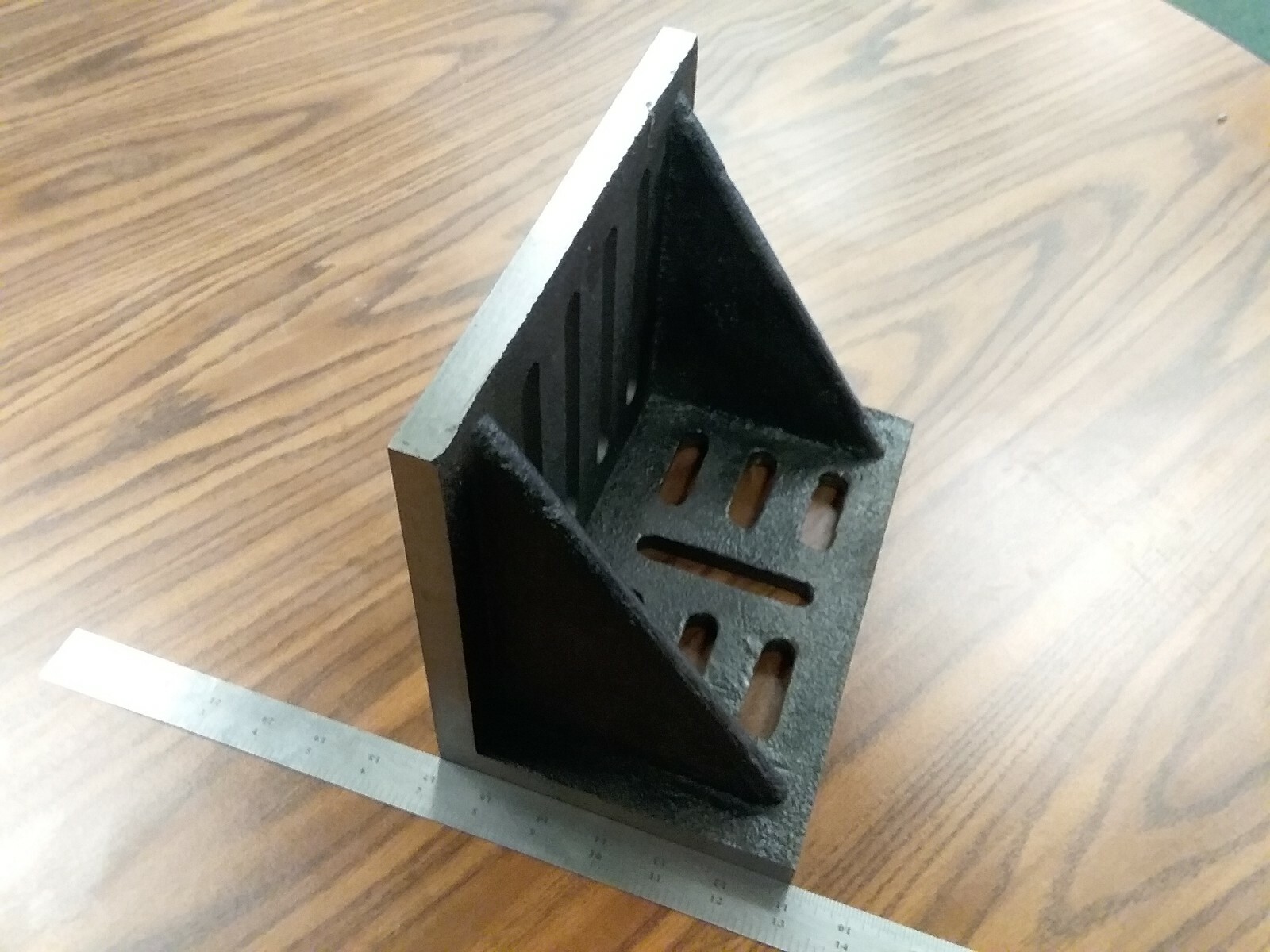 Slotted Angle Plate webbed End 10x8x6" high tensil accurate ground SAPW-1086-new