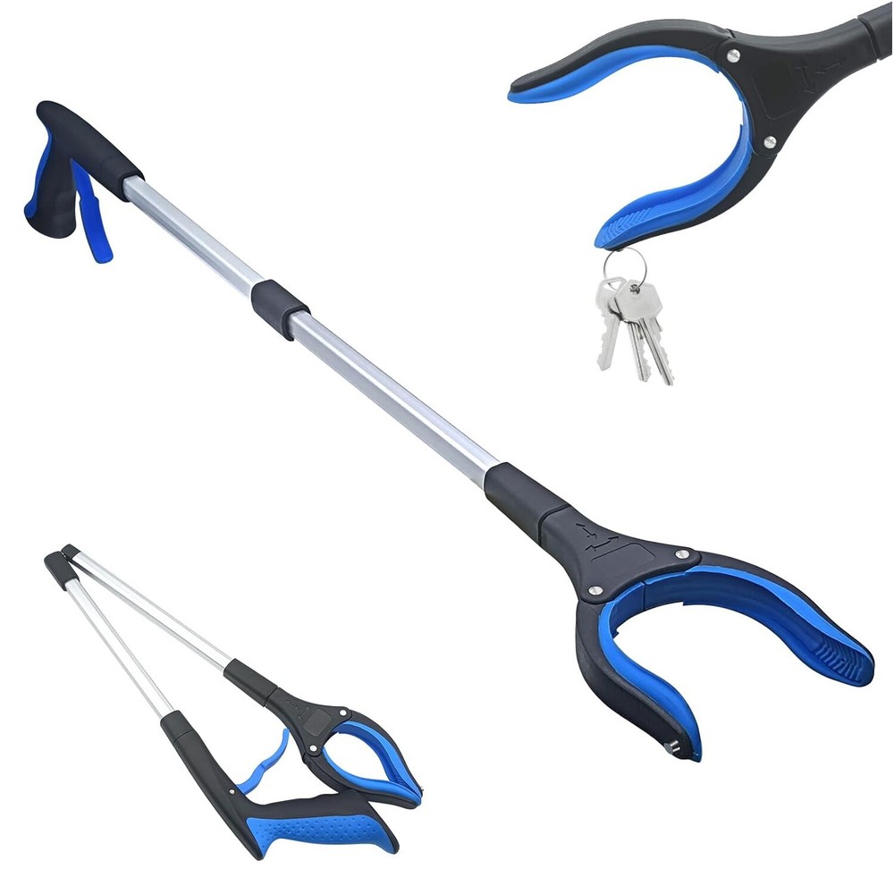 32" Foldable Grabber Reacher Tool For Elderly Pick Up Stick Garbage Trash Picker
