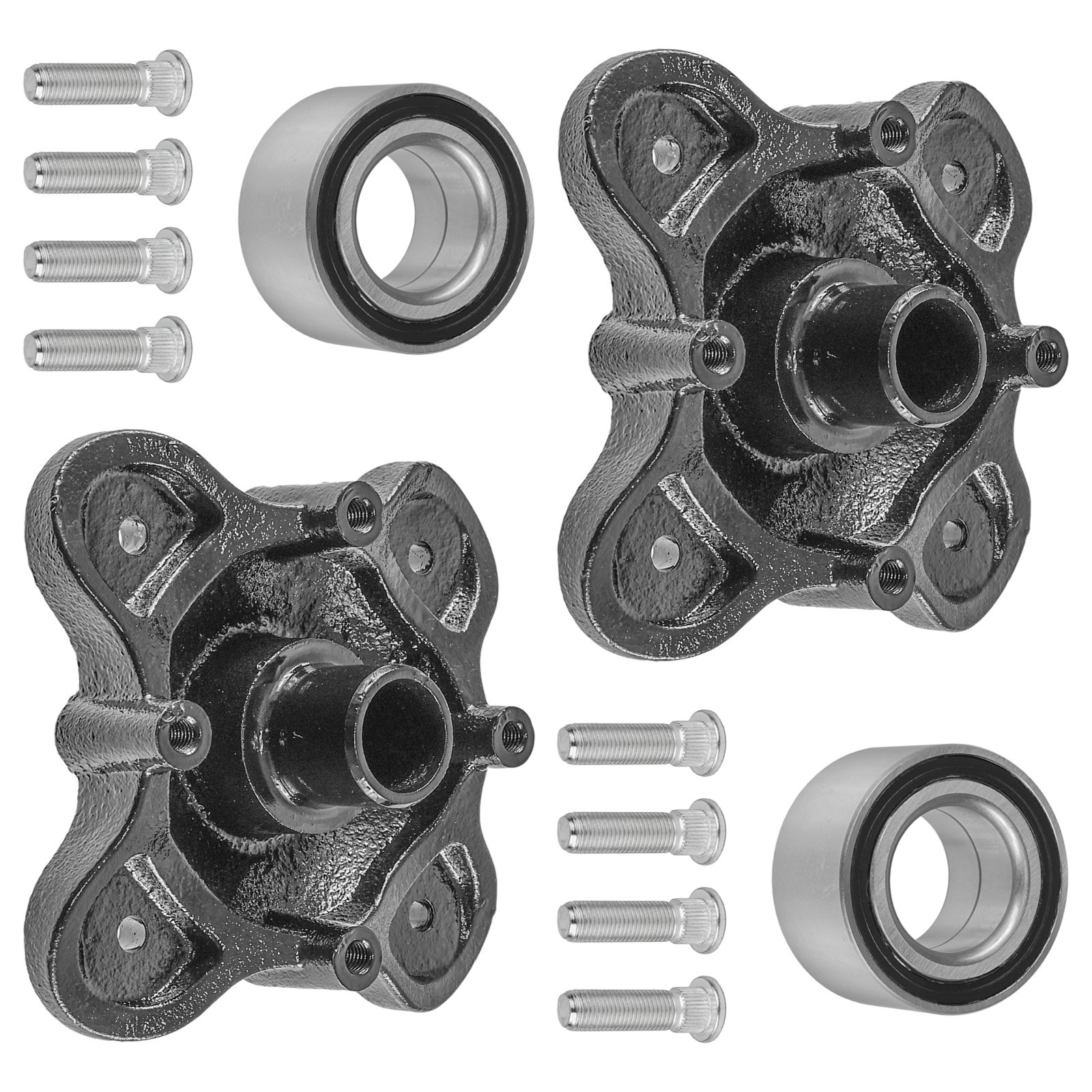 Rear Left & Right Wheel Hub & Bearing For Polaris RZR 570 2014-2016 5143625