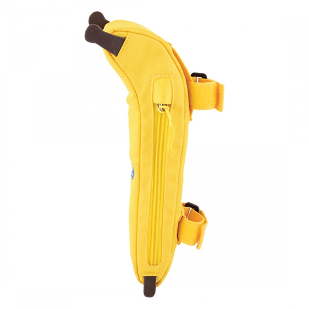 Snack! Banana Hammock Saddle Bag Yellow Hook and Loop Straps