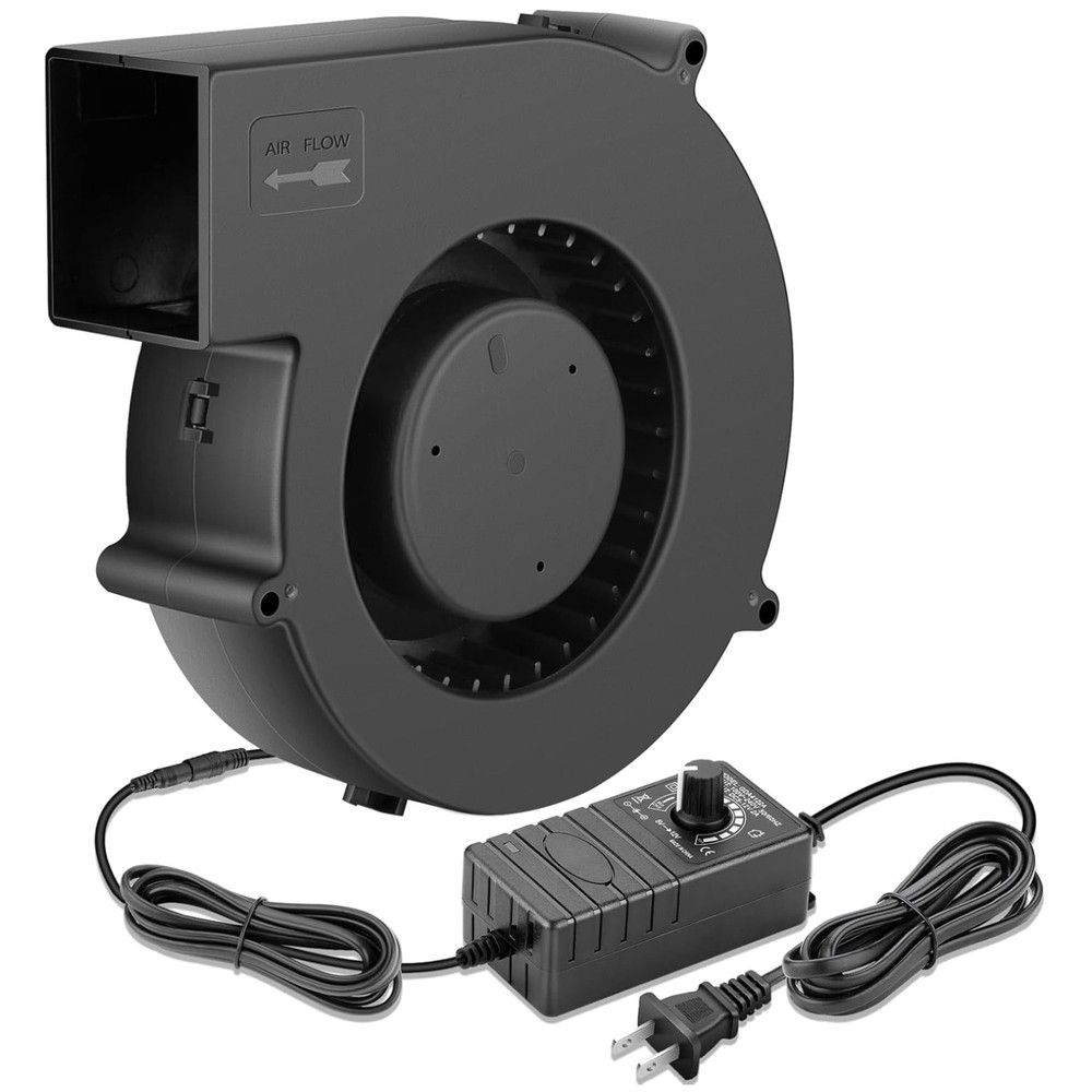 Powerful 140mm Small Fan with Speed Control for DIY Projects