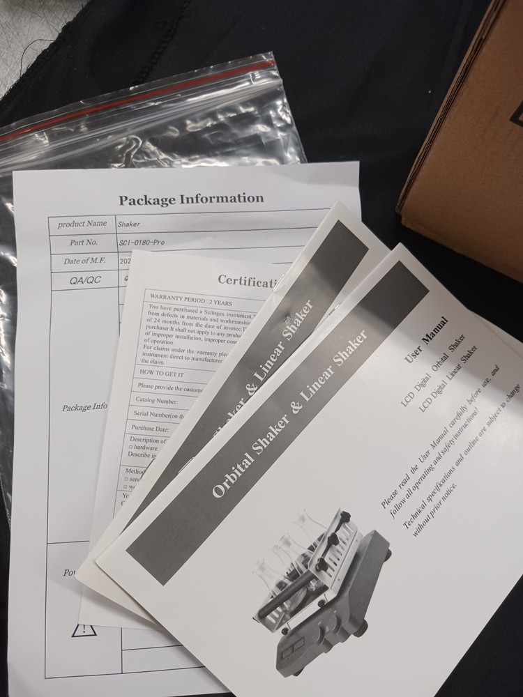 Scilogex SCI-O180-Pro Digital Orbital Shaker, Open Box