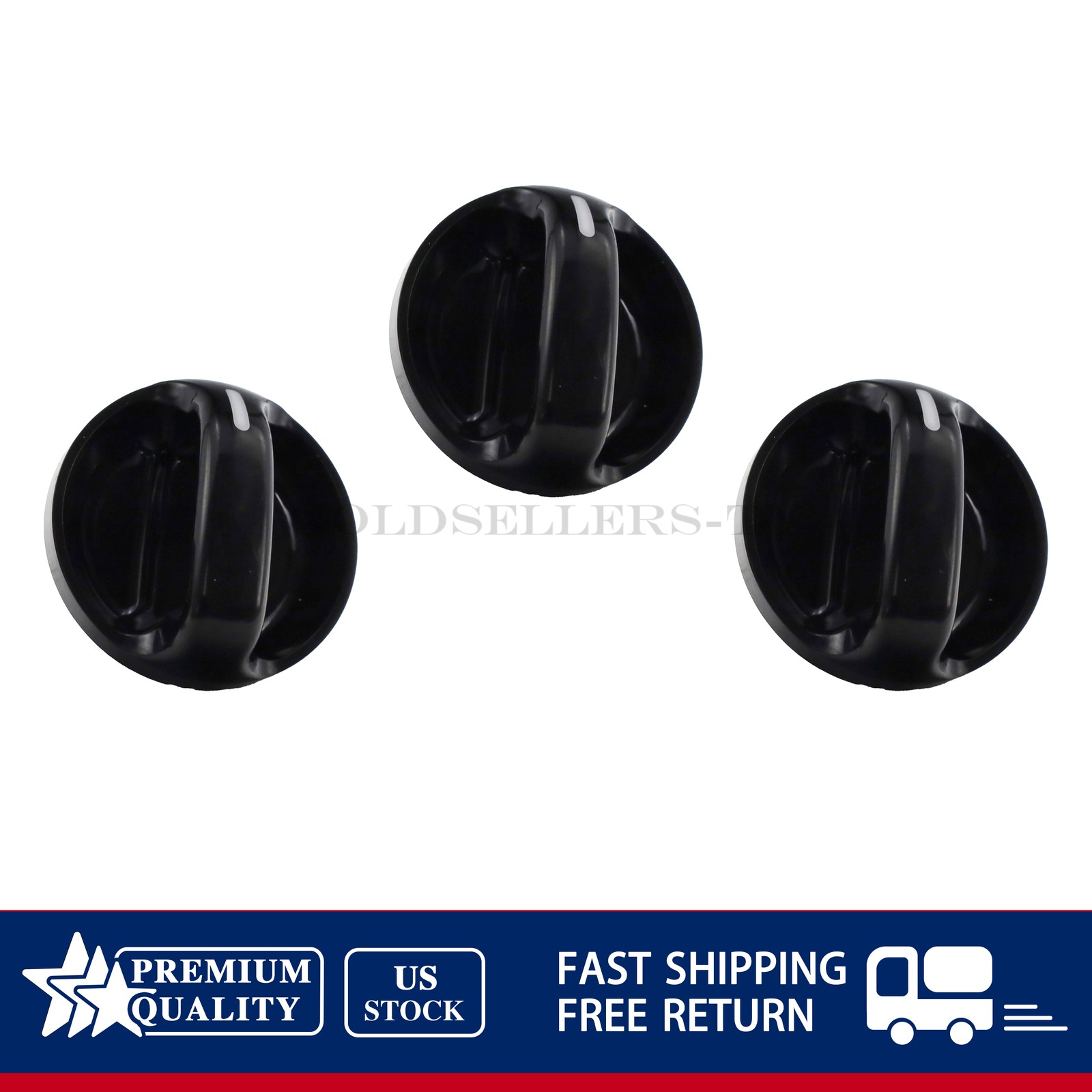 3x AC Climate Control Knob Air Switch Fits 00-06 Toyota Tundra 55905-0C010