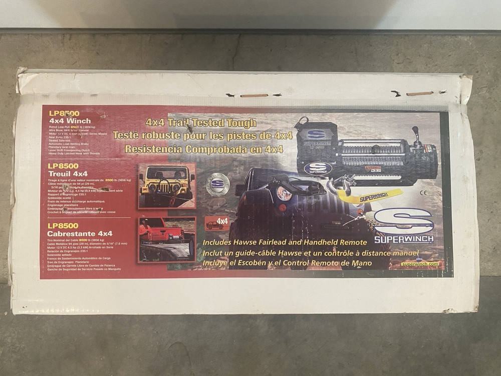 Superwinch LP8500 4x4 Winch 1585202