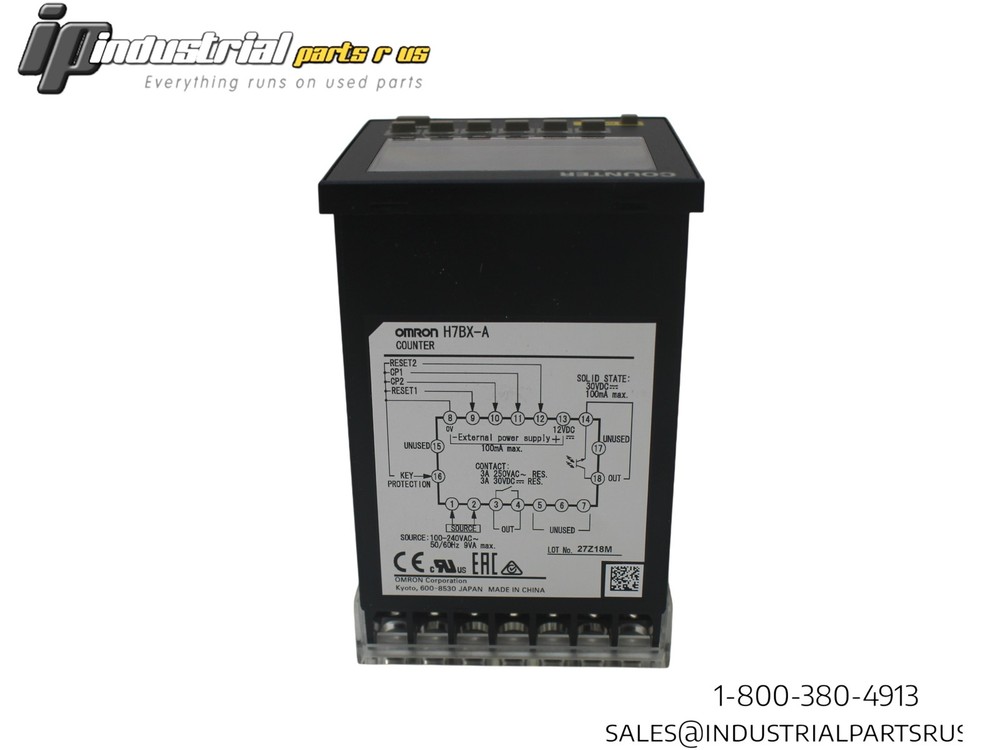 Omron H7BX Digital Counter 100-240VAC, 30VDC