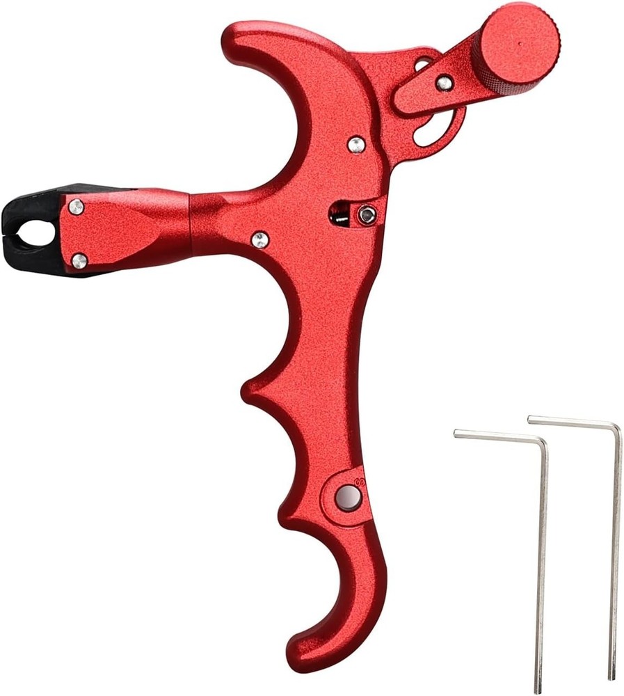 Archery Release Aid Adjustable Trigger 360° Rotating Aluminum Alloy Bow Release