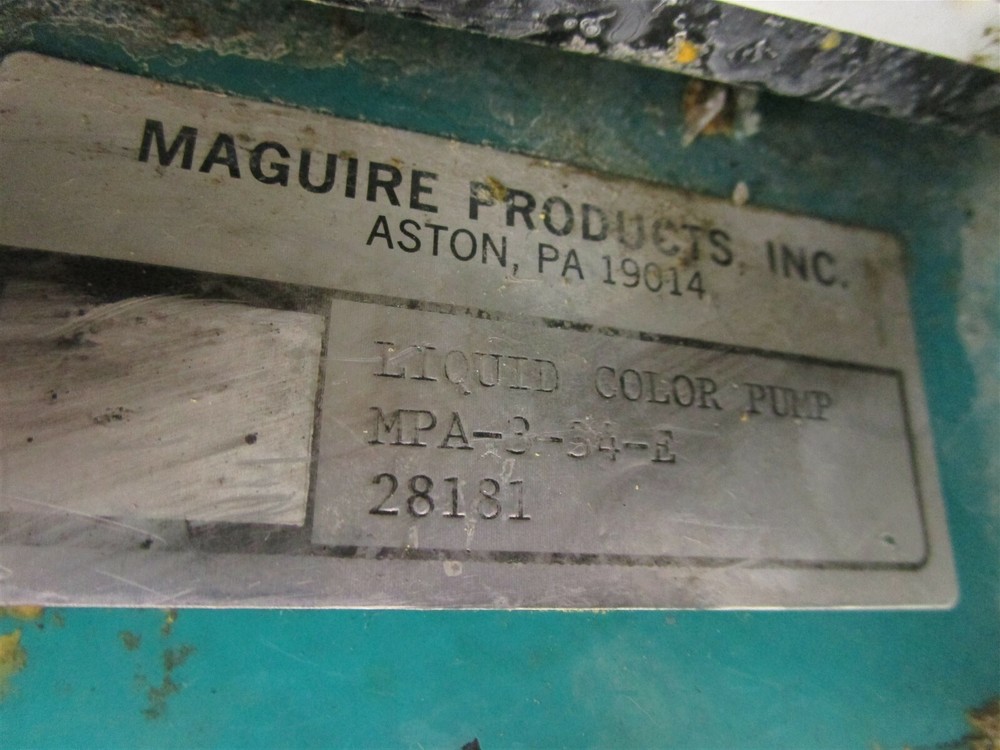 Maguire Liquid Color Pump Controller MPA-3-34-E Color Pump