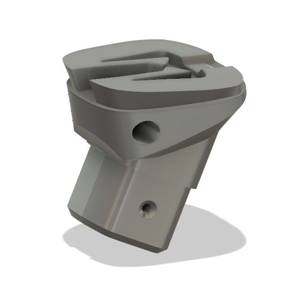 XP Deus 1 & 2 remote control holder replacement (2-Pack) black. w/securing hole.