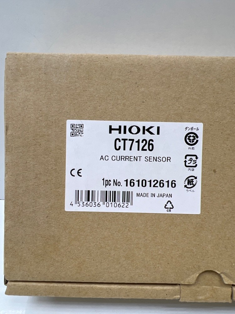 Hioki CT7126 AC Current Sensor , 60A