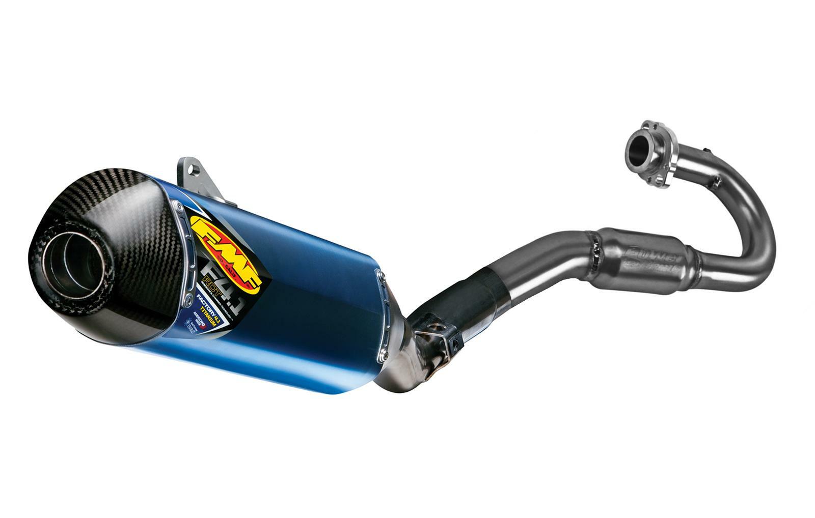 FMF Factory 4.1 Full Exhaust w/Powerbomb Head Pipe Yamaha YFZ450R 09-25 - 044401