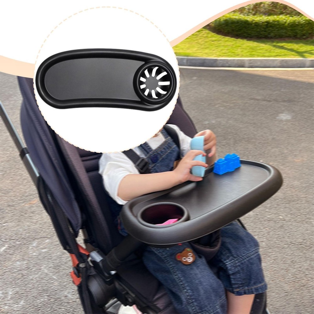 Stroller Snack Tray Versatile Professional Easy to Install Handrest Dish