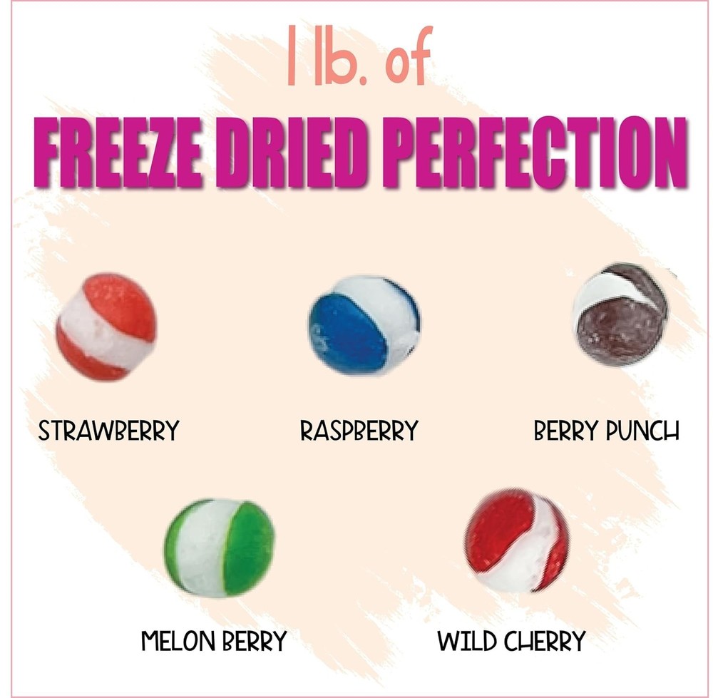 Wildberry Freeze-Dried Candy Assorted Fruit Flavors
