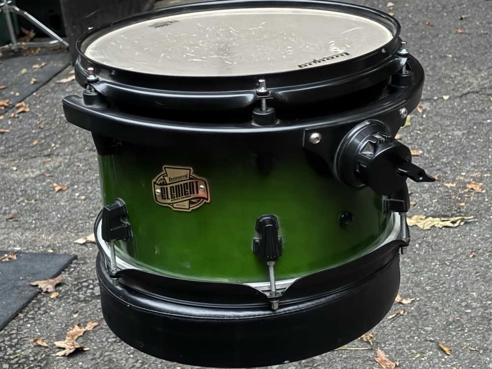 Ludwig Element Evolution 100th 12 x 9" Rack Tom Drum Green Fade