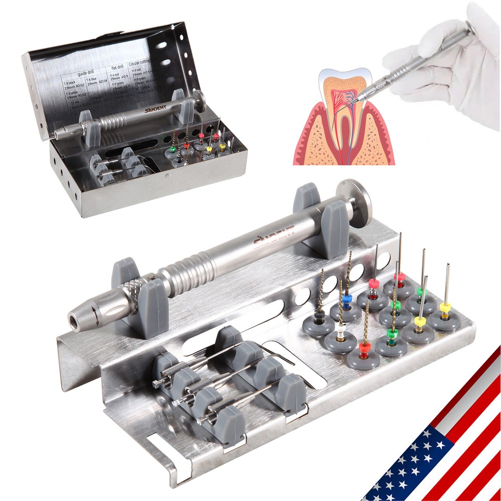 Dental Broken File Extractor Endodontic Root Canal Files Removal System Kit