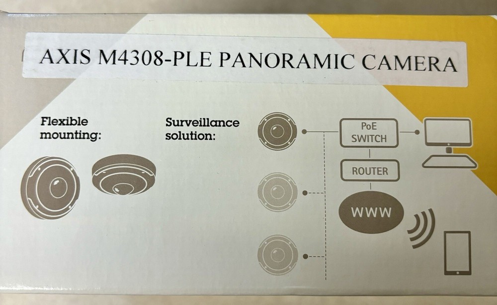 Axis M4308-PLE Network Panoramic Dome Camera 02100-001.