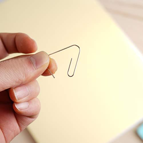 650 PCS Paper Clips Assorted Sizes, Small Medium and Large (1.1", 1.3" & 2"),