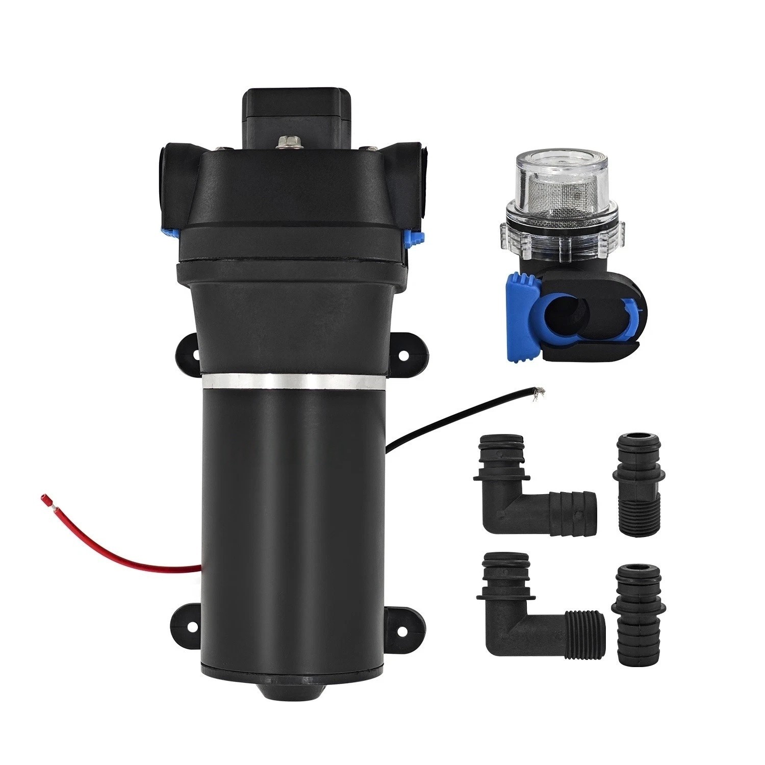 04325143A DC 12V Heavy Duty Deck Wash Pump 40 PSI 4.5 GPM For Flojet