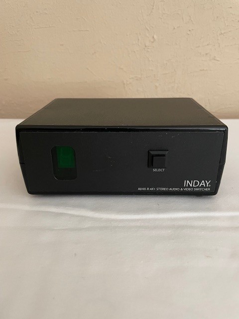 Inday AV4X-R 4x1 Stereo Audio & Video Switcher