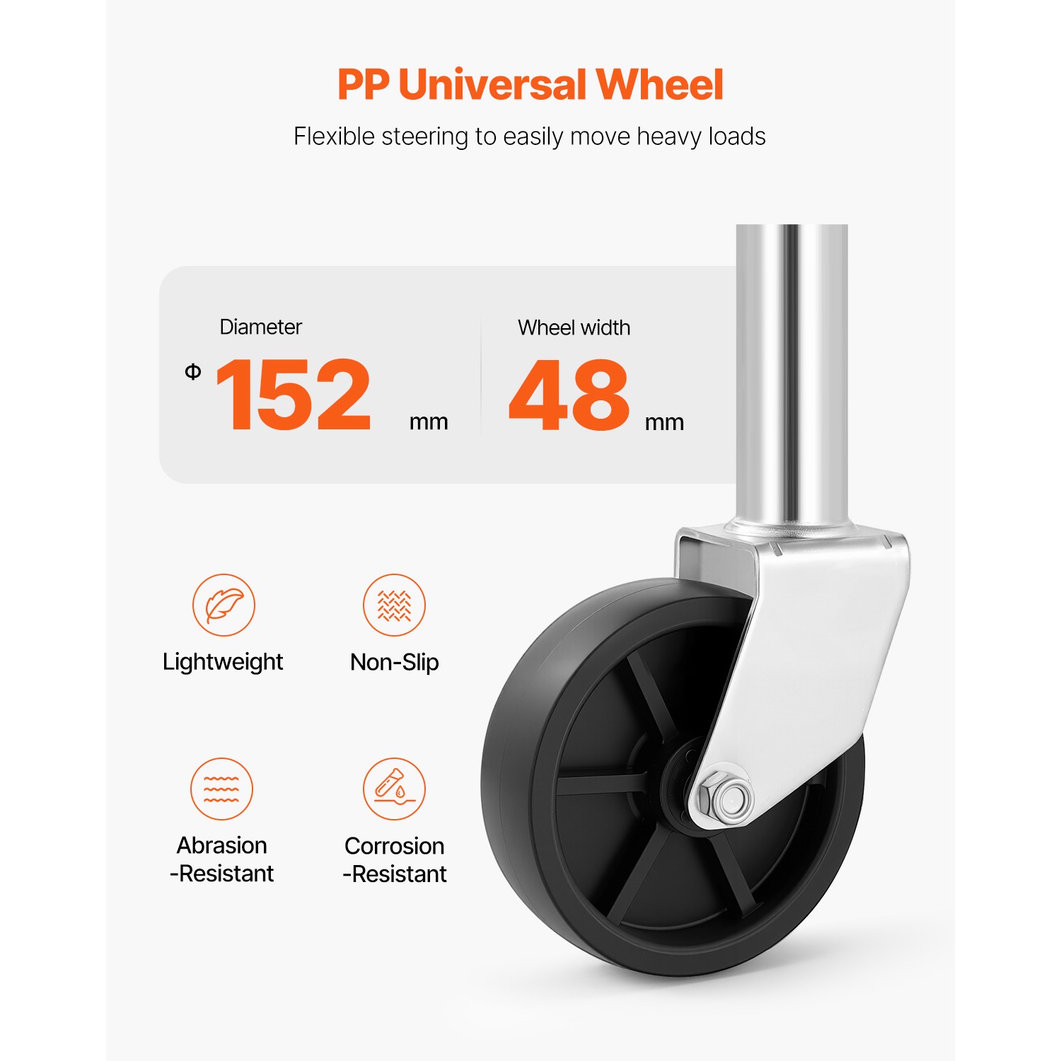 Boat Trailer Jack Marine Heavy Duty Swivel Mount Tongue Jack 1000 lbs Load